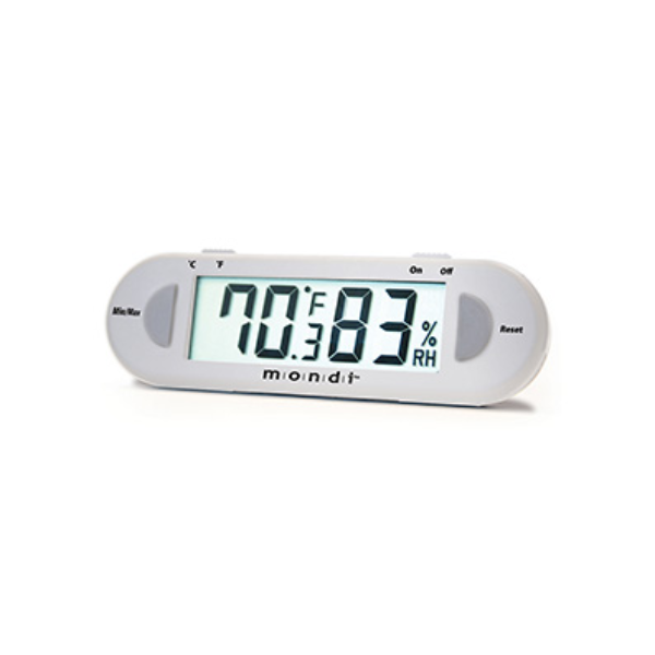 Mondi Mini Greenhouse Thermo-Hygrometer White
