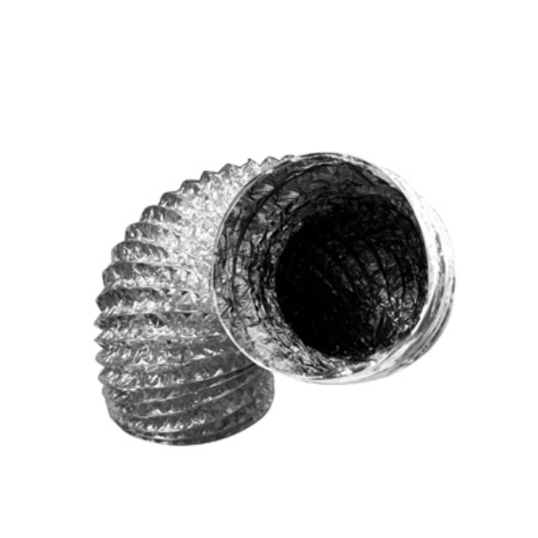 ThermoFlo™ 1000S Black Core Ducting with Two Clamps