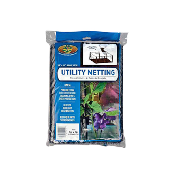 American Nettings Utility Netting, 19 mm (3/4") Mesh, 2.13 x 4.27 m (7' x 14')