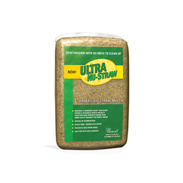 Amturf Ultra Nu-Straw Bale, Covers 46.5 sq.m. (70.9 L / 2.5 cu.ft. bag)