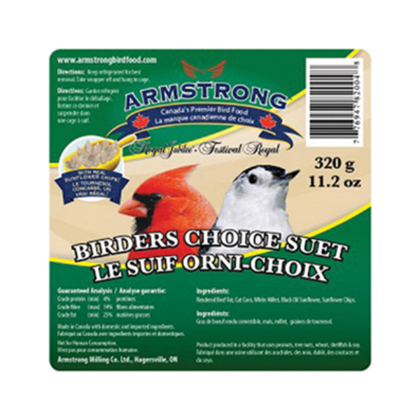 Armstrong Birder's Choice Suet (320 g)