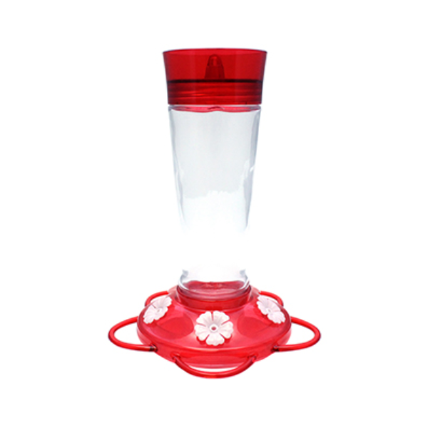 More Birds Bird Health+ Ruby Glass Hummingbird Feeder (10 oz)