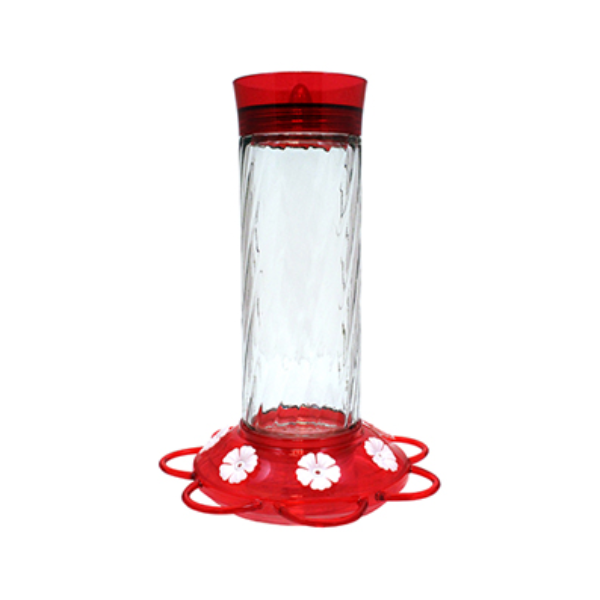 More Birds Bird Health+ Diamond Glass Hummingbird Feeder (30 oz)