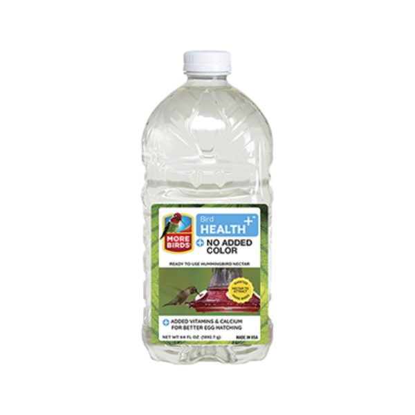 More Birds Bird Health+ Ready-to-Use Nectar, Clear (64 oz)