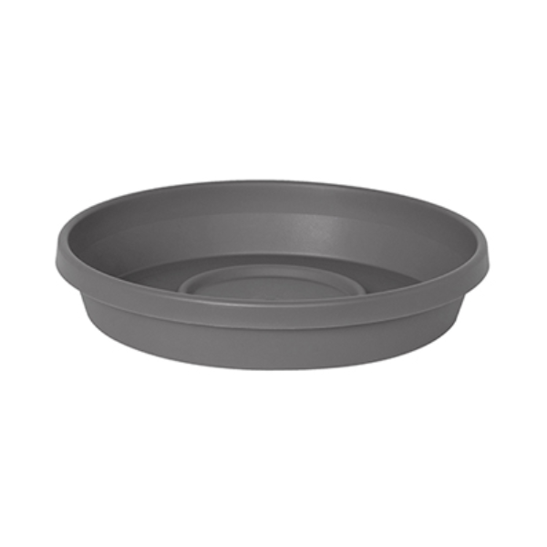 Bloem 30 cm (12") Terra Saucer, Charcoal