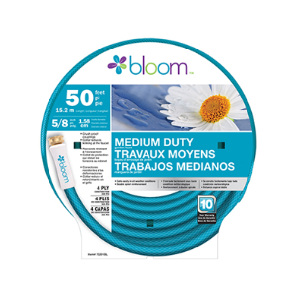 Bloom 15.2 m (50 ft) Medium Duty Garden Hose