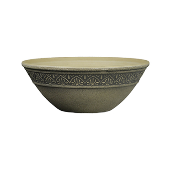 Classic Home & Garden 18 cm (7") Moroccan Bowl Planter, Cast Concrete
