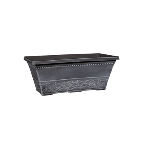 Classic Home & Garden 15" Sutton Park Window Box Planter, Slate