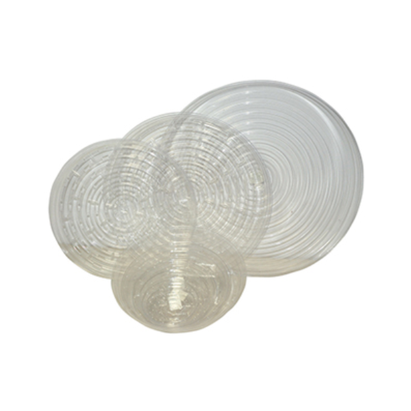 Curtis Wagner 12.7 cm (5") Vinyl Plant Saucer, Clear