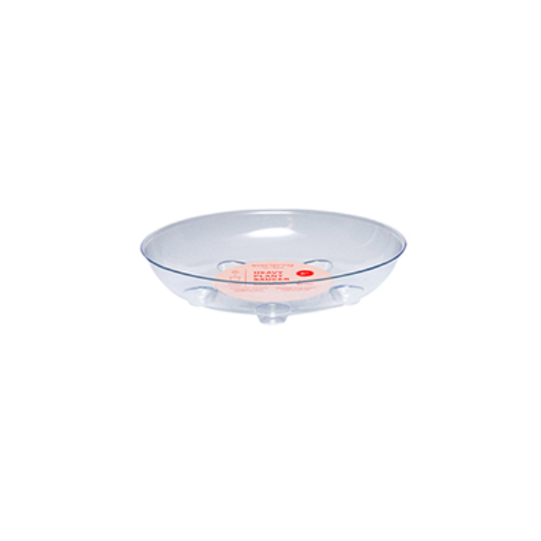 Curtis Wagner 15.2 cm (6") Designer Heavy Plant Saucer, Clear