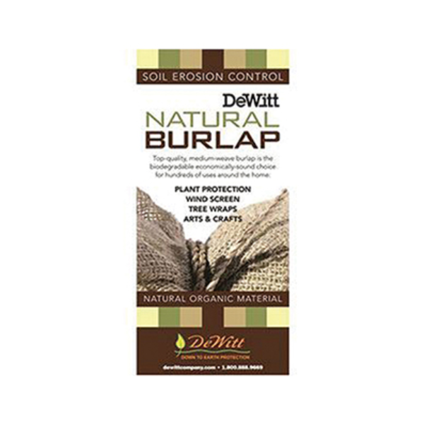 DeWitt Natural Burlap, 156 g (5.5 oz), 0.91 x 14.63 m (3' x 48')