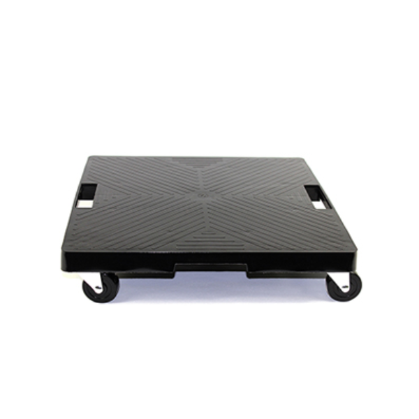 DeVault Square Plant Dolly w/Handle, Black