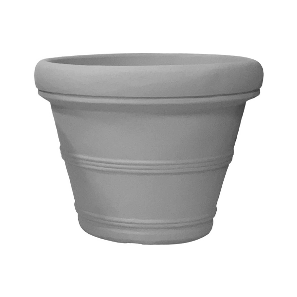 Evergarden Eldora Round 51 cm (20") Resin Planter, Ash
