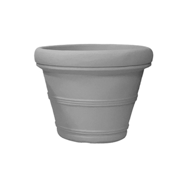 Evergarden Eldora Round 68 cm (27") Resin Planter, Ash