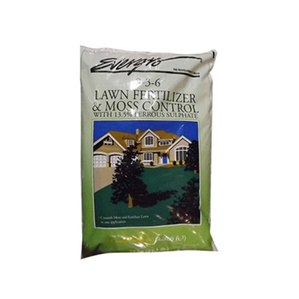 Evergro Lawn Fertilizer & Moss Control 9-3-6, 20 kg (44.1 lb)