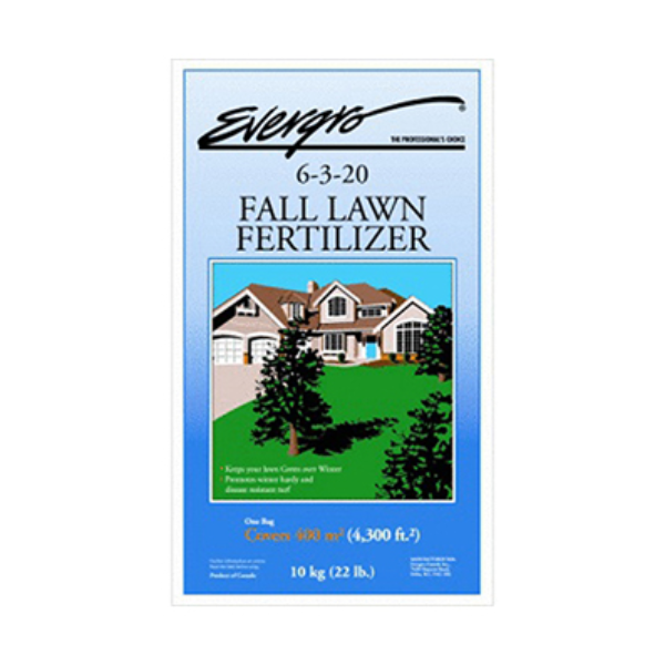 Evergro Fall Lawn Fertilizer 6-3-20, 10 kg (22 lb)