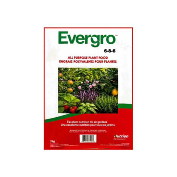 Evergro All Purpose Plant Food 6-8-6, 2 kg (4.4 lb)