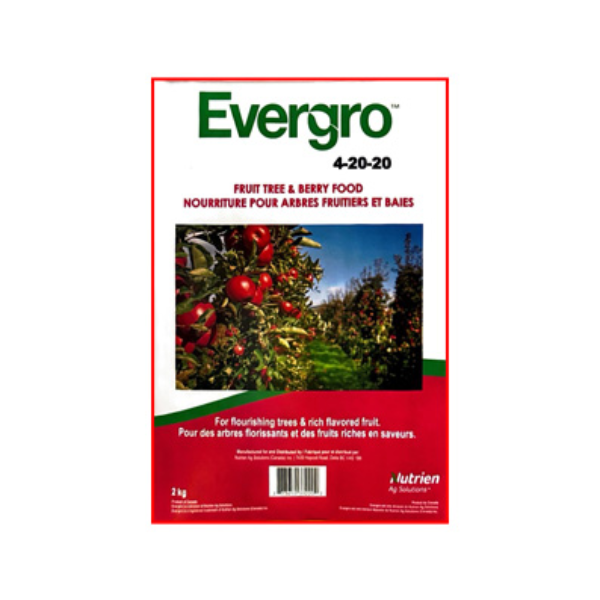 Evergro Fruit Tree & Berry Food 4-20-20, 2 kg (4.4 lb)