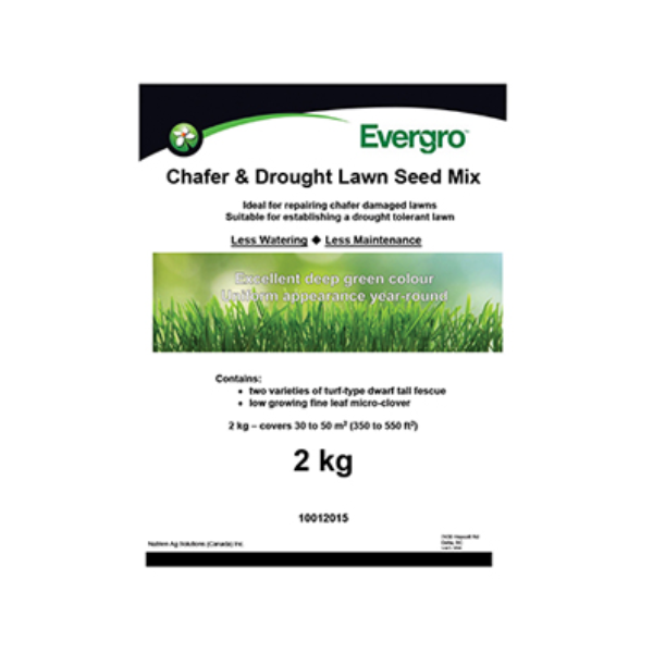 Evergro Chafer & Drought Lawn Seed Mix, 2 kg (4.4 lb)