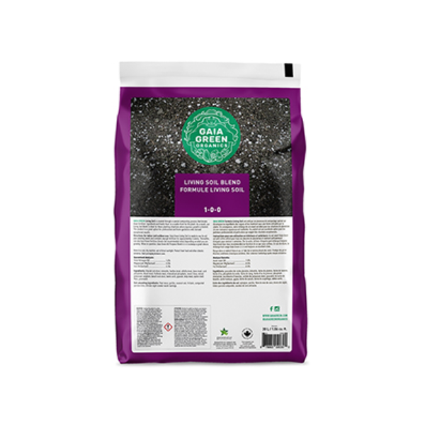 Gaia Green Organics Living Soil Blend 1-0-0 (30 L Bag)