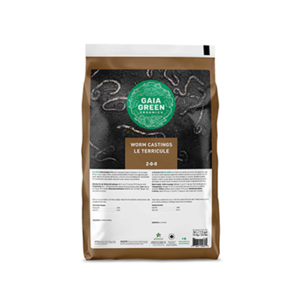 Gaia Green Organics Worm Castings 2-0-0 (30 L Bag)