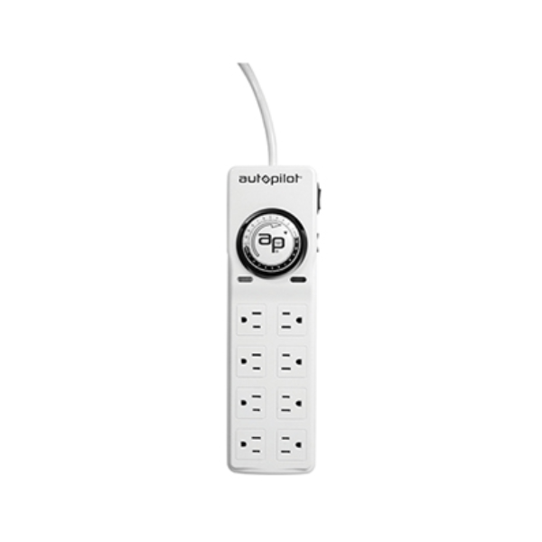 Autopilot Surge Protector/Power Strip with 8 Outlets & Timer