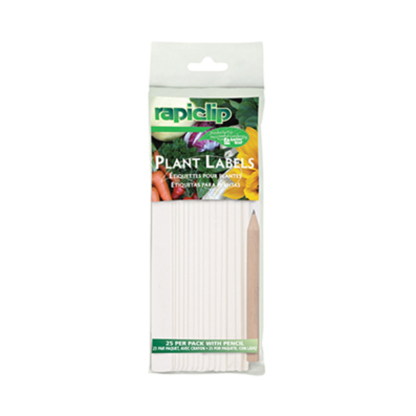 Luster Leaf RapiClip 15.24 cm (6") Plant Labels w/ Pencil (25 Pack)