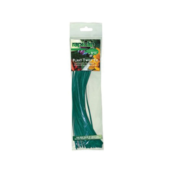 Luster Leaf RapiClip Plant Twists, 20.32 cm (8") Strips (100 Pack)