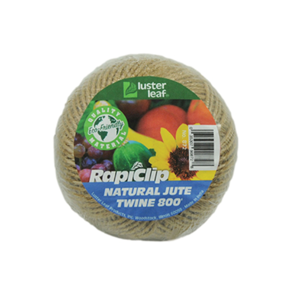 Luster Leaf RapiClip Natural Jute Garden Twine, 244 m (800') Roll