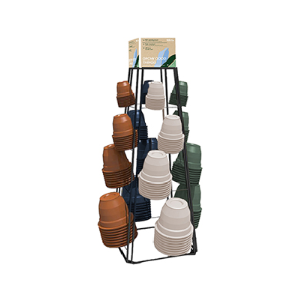 Bloem 15-30 cm (6-12") Ariana Planter, Earthy Display (160 pcs)