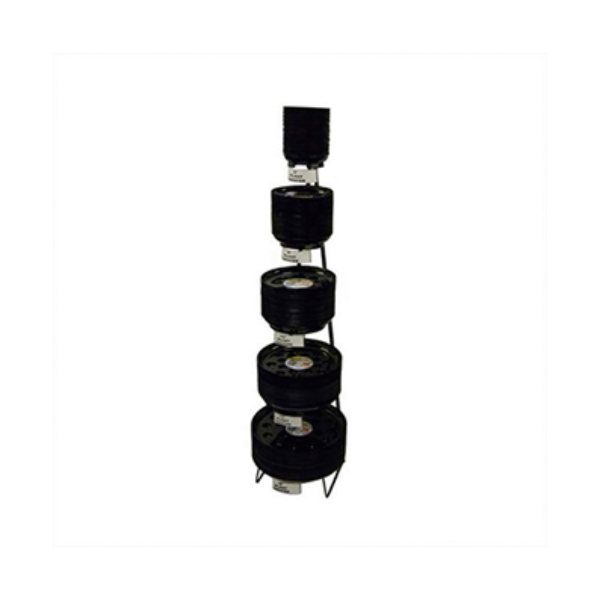 Curtis Wagner 15.2-40.6 cm (6"-16") Designer Heavy Plant Saucer, Black, 6-Tier Display (300 pcs)