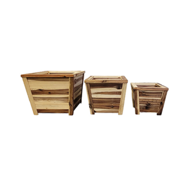 DeVault Light Square Planters, Set of 3