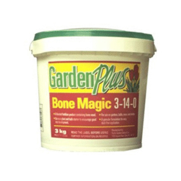Evergro GardenPlus Bone Magic 3-14-0, 3 kg (6.6 lb) Pail, Mini Pallet (48 pcs)