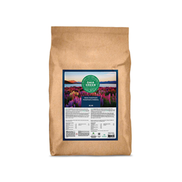 Gaia Green Organics Rock Phosphate 0-3-0 (10 kg Bag)
