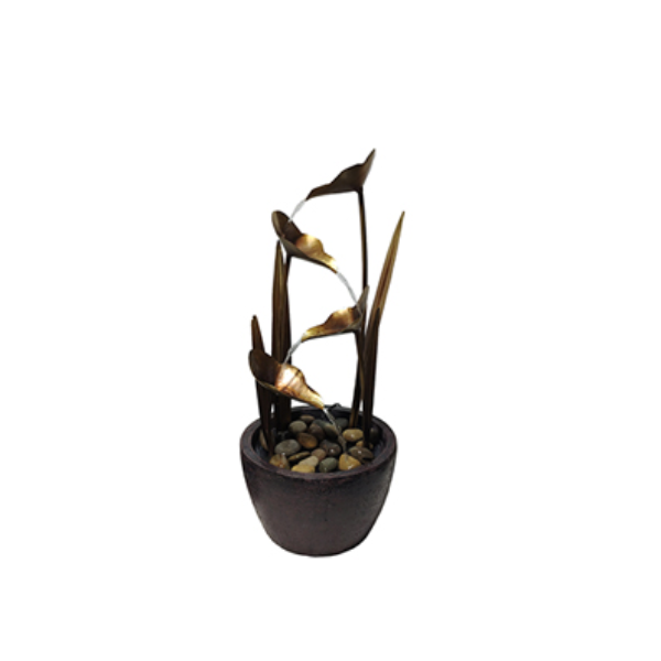 Evergarden Polyresin Tiered Outdoor Fountain, 33 x 30 x 74 cm, 1.83 m Cord