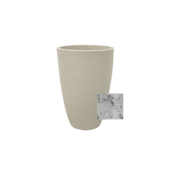 Japi Pottery Modern Conic Planter, 37 x 55 cm, Granite