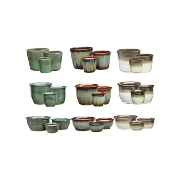 Evergarden Haiku Dream Collection Ceramic Pots, Set of 3 (27 Sets)