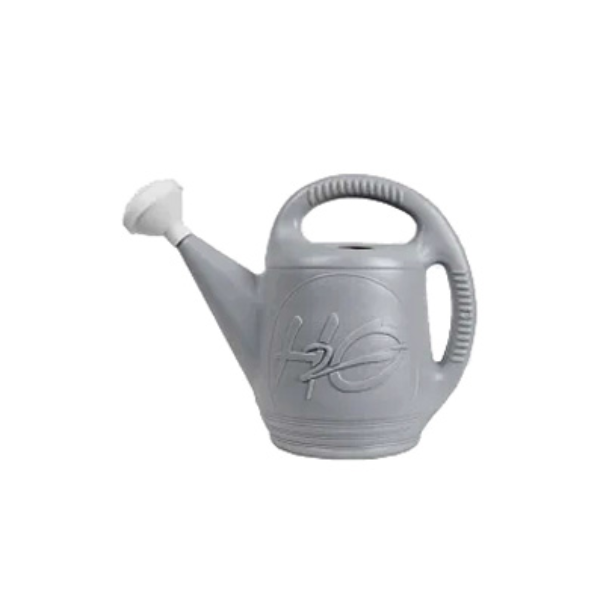 DCN Plastic H2O Watering Can, 7.6 L (2 Gal), Light Grey
