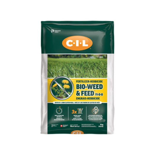 C-I-L BIO-WEED & FEED Lawn Fertilizer 11-0-0 (9 kg / 19.8 lb) (96/plt only)