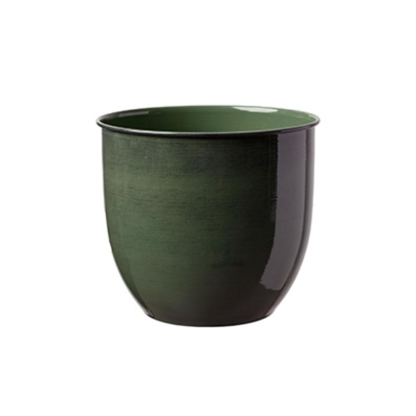Bloem 20 cm (8") Canyon Metal Planter, Basil