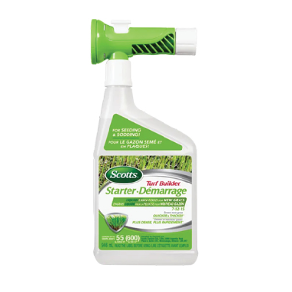 Scotts Turf Builder Starter Food for New Grass 29-0-3, 946 mL / 55 m²