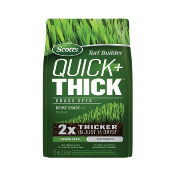 Scotts Turf Builder Quick + Thick Grass Seed Dense Shade Mix, 1.2 kg