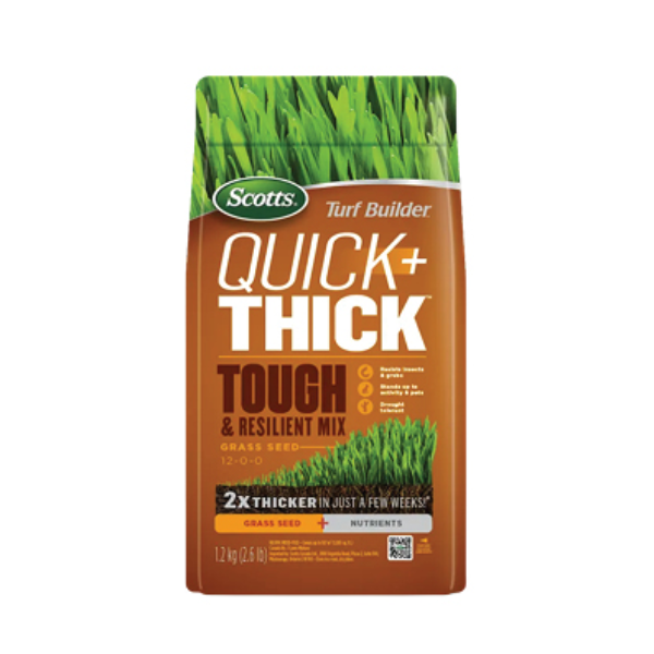 Scotts Turf Builder Quick + Thick Tough & Resilient Grass Seed Mix, 1.2 kg