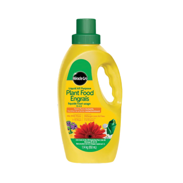 Miracle-Gro Liquid All Purpose Plant Food Concentrate 12-4-8, 950 mL