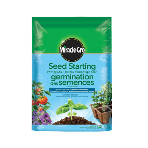 Miracle-Gro Seed Starting Potting Mix 0.03-0.03-0.03, 8.8 L