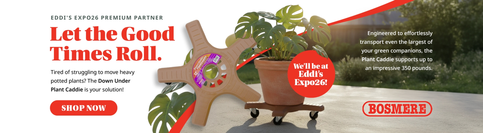 Tired of struggling to move heavy potted plants? The Down Under Plant Caddie is your solution!