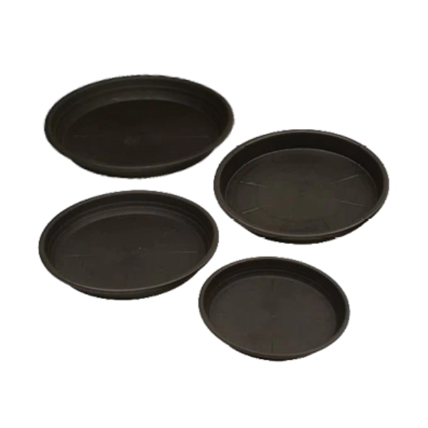 Future Harvest Round Plastic Plant Saucers